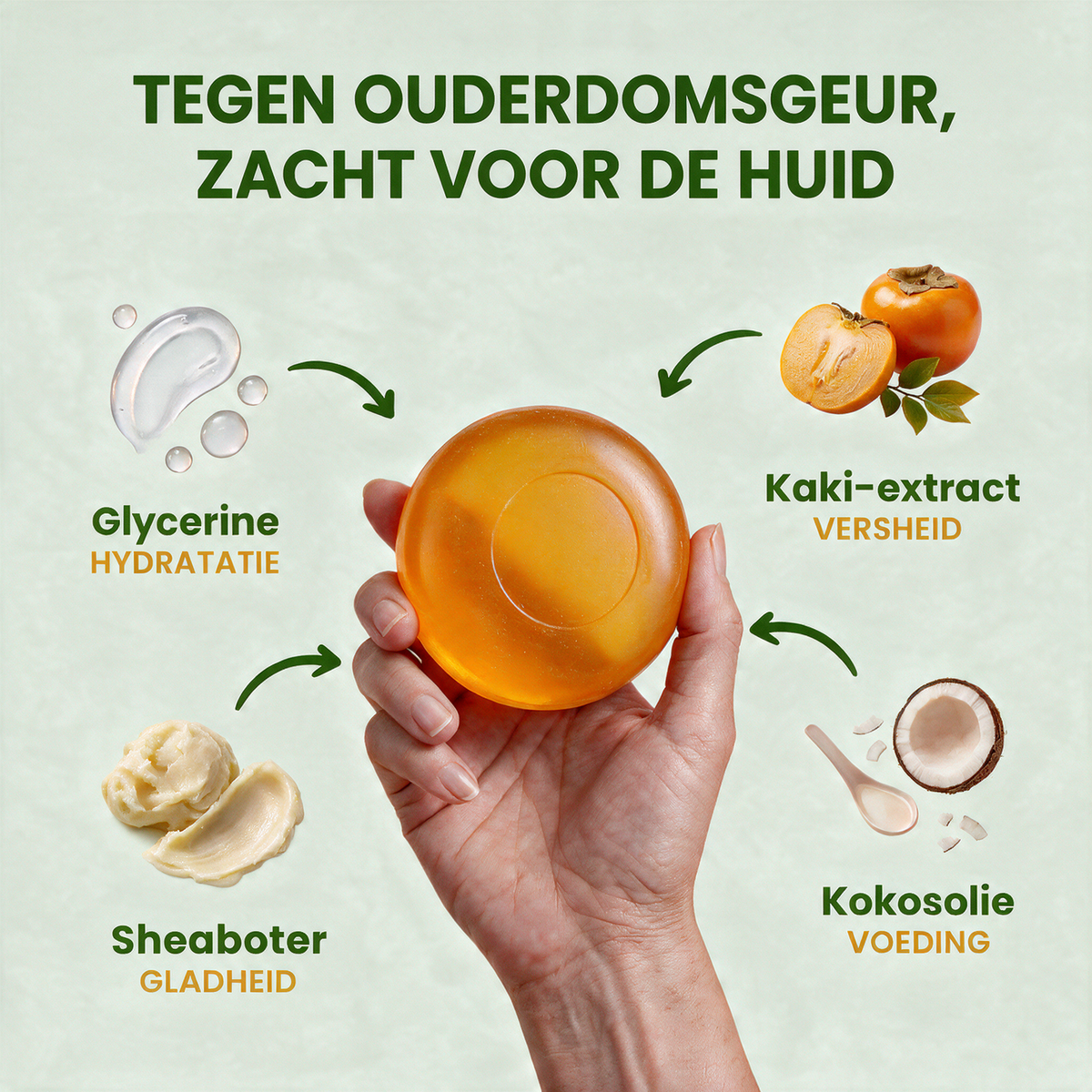 SIMMON: Geurverdrijvende Kaki-Zeep